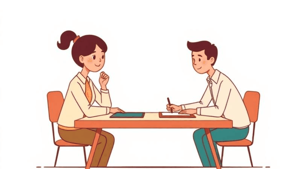 Illustration of two people signing as witnesses while a will is being signed